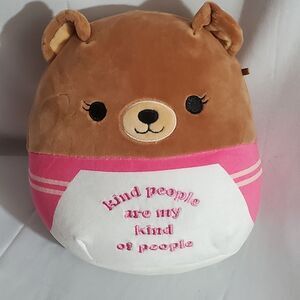 Squishmallows | Hilary Bear | Kind People are My Kind of People | 9"